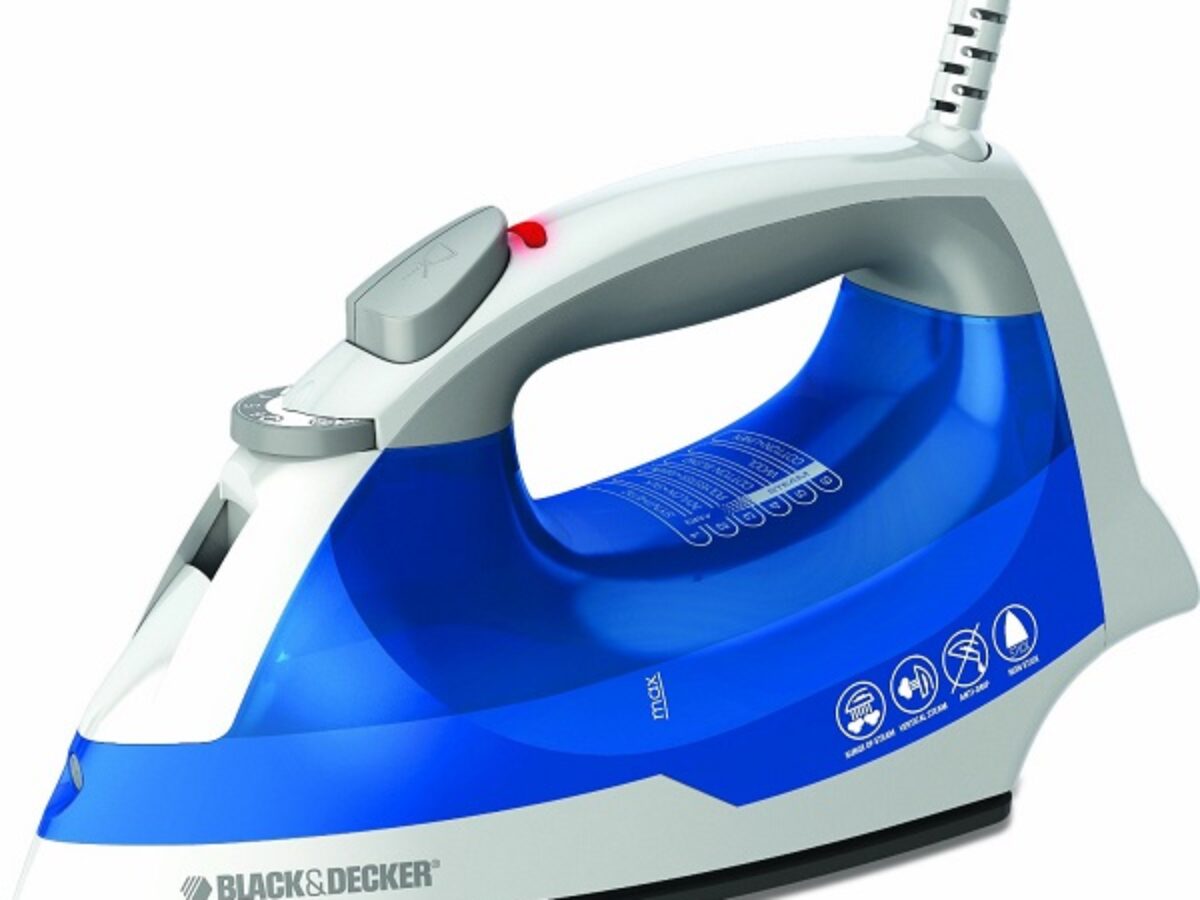 Black+decker Ir40v Easy Steam Nonstick Compact Iron with Automatic Shut